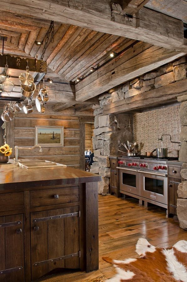 Fotos y modelos de cocinas rusticas de madera, piedra y ladrillo