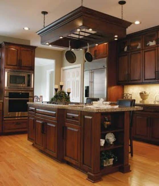 Por qué comprar muebles de madera para cocina? ideas para el 2017 Cocina de isla creativo Metal