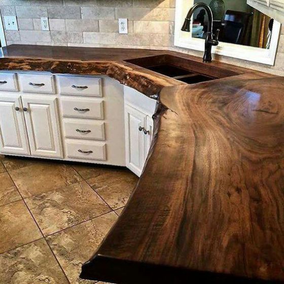tablas de madera para cocinas integrales